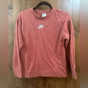 NIKE girls sweatshirt (Dark Coral color)